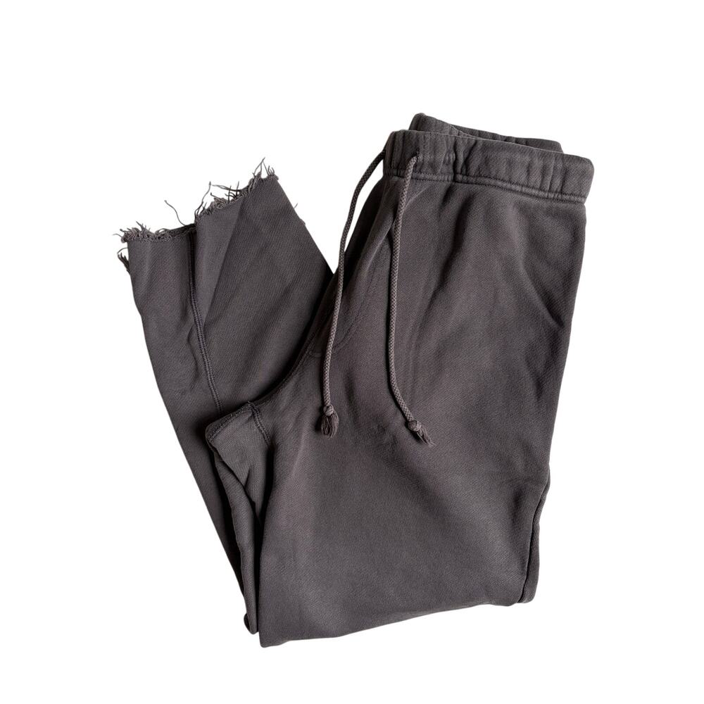 Elwood Raw Hem Sweatpants (Grey) - Medium